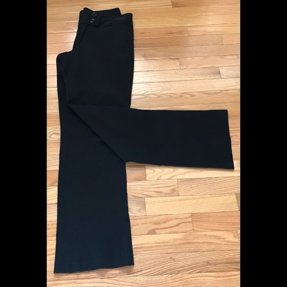 Sz 10 | H & M | Pinstripe | Black Light Blue | High Waisted Trouser ♦️ - Picture 5 of 14